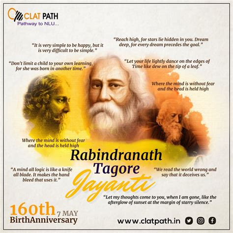 The Birth Anniversary Of Rabindranath Tagore Is Observed On 7 May