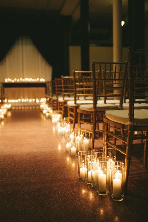 Candle Lit Wedding Ceremonies Wedding