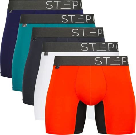 Step One Mens Bamboo Boxer Brief 5 Pack 2xl Combo Au