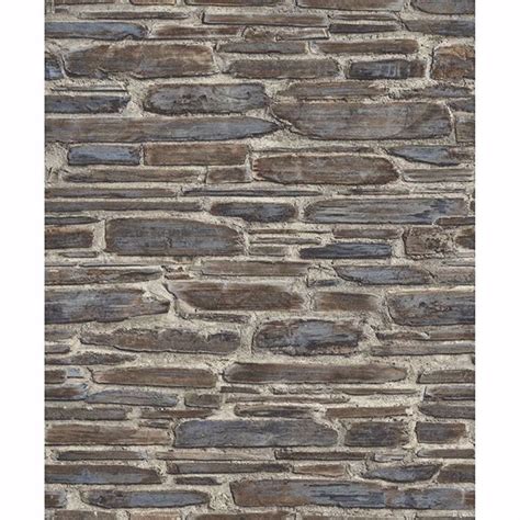 Rh863420 Cassandre Grey Stone Wallpaper By Rasch