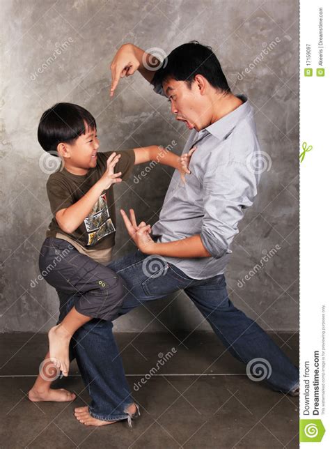 Funny Fighting Royalty Free Stock Photography Image 17159097