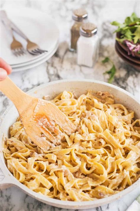 Creamy Chicken Tagliatelle The Thirsty Feast By Honey And Birch