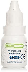 Saline drops for infants will work effectively to alleviate congestion. Amazon.com: Normal Saline Nasal Drops 10ml: Health ...