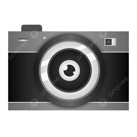 Camera Lens Logo Vector Design Images Camera With Big Lens On