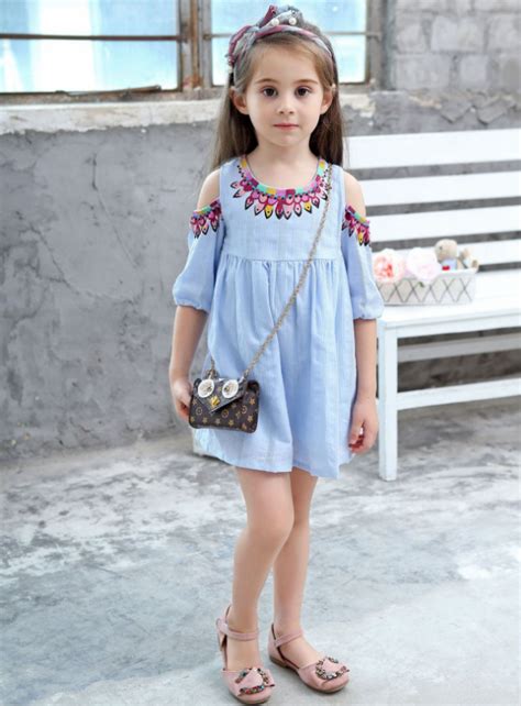 Leapparel Kids Dress For Girls 2019 Spring Summer Korean Style New