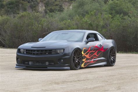 Matte Black Wrap And Accented Flames Camaro Black Camaro Chevy Camaro