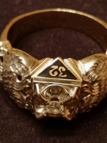 32 Degree Masonic Ring Ebay