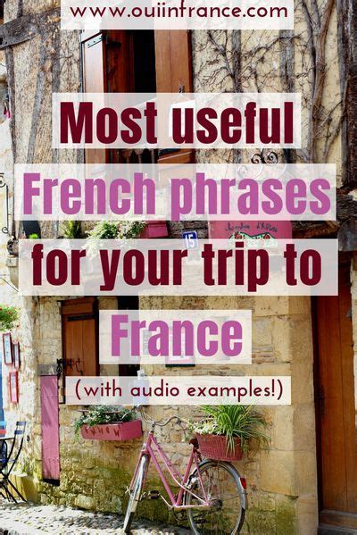 50 Basic French Words And Phrases For Travel To France With