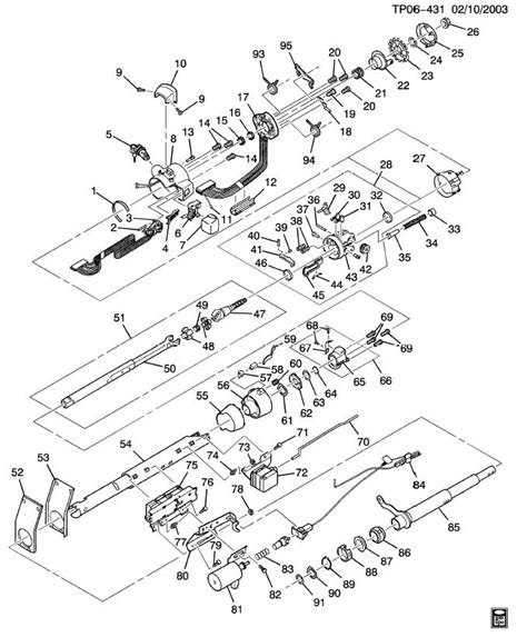 P 30 Exploded View For Steering Columns Steering Column Services