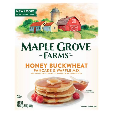 Save On Maple Grove Farms Pancake And Waffle Mix Honey Buckwheat Order