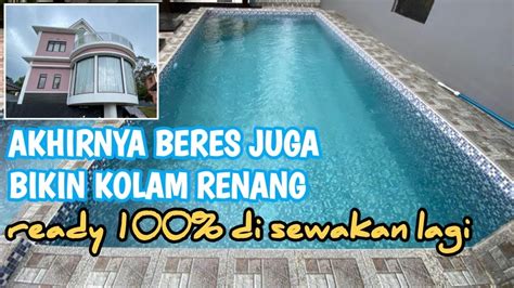 LIVING ROOM SUPER LUAS DAN NYAMAN BANGET KOLAM RENANG BARU VILLA 5