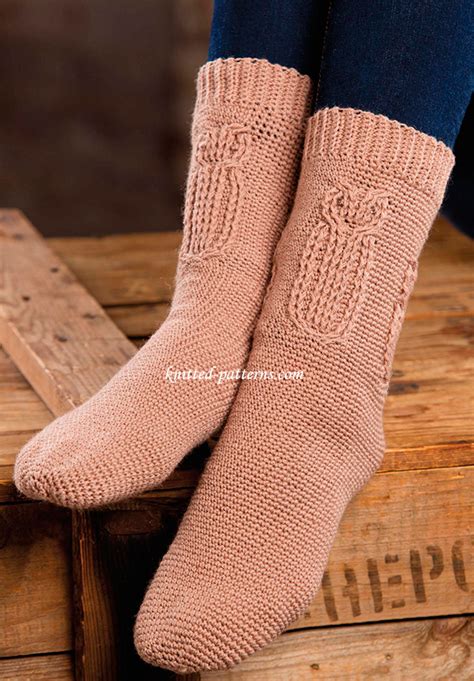 Craft Passions Woodland Owl Socks Freecrochet Pattern Link Here