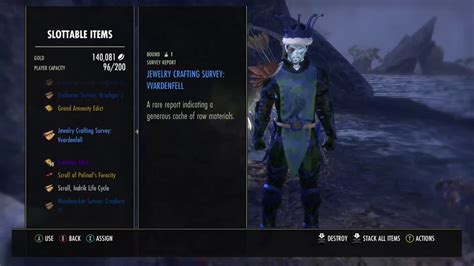 ESO Jewellery Survey Vvardenfell YouTube