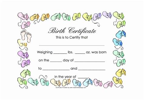 A fake divorce certificate and fake marriage certificate are especially helpful if you don't have immediate access to an official copy. Free Puppy Birth Certificate Template Awesome Birth ...