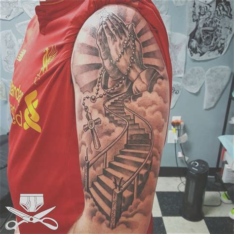 Forearm Stairway To Heaven Tattoo Tattoo Mastery Academy