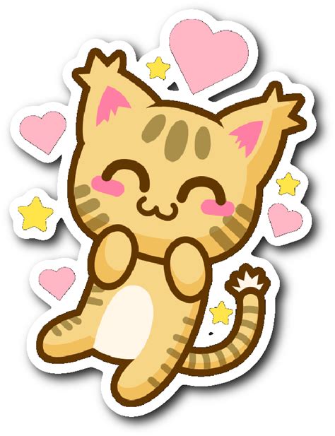 Download Cute Cat Stickers Series Cute Cat Stickers Transparent Hd