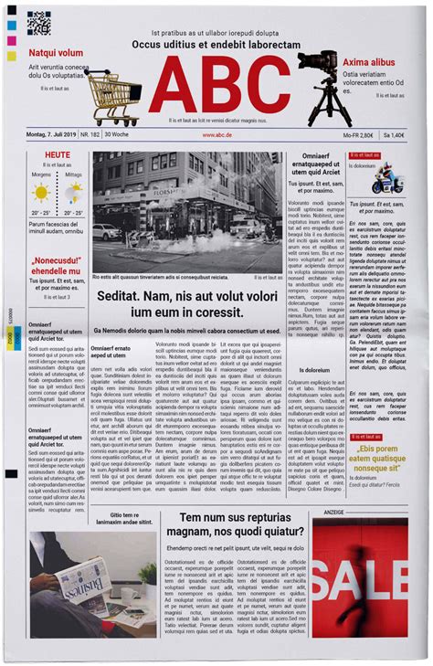 An der titelseite wirken alle ressorts mit. Blog - Titelseite einer Zeitung erstellen - Dein Layout ...