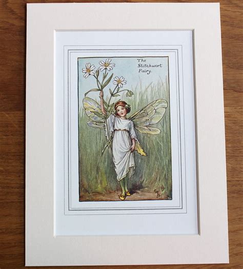 Genuine 1920s Antique Stitchwort Fairy Original Flower Fairy Etsy