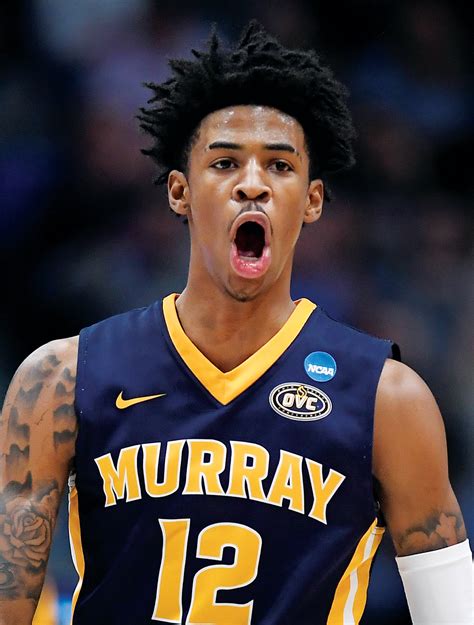 Ja morant — memphis grizzlies. Morant posts triple-double as Murray State wallops 5th-seeded Marquette 83-64 | The Sumter Item