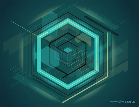 Futuristic Abstract Design Vector Download