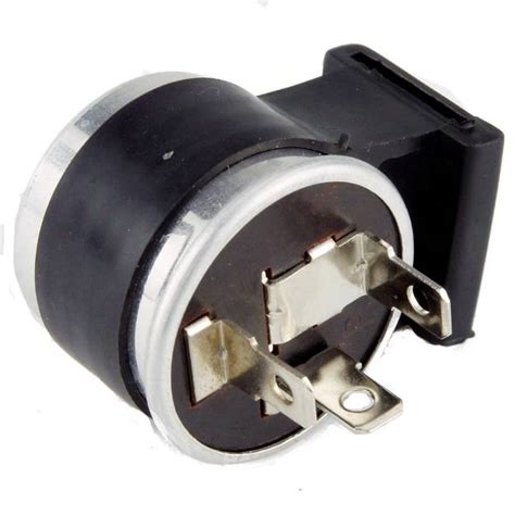 Black Volt Flasher Relay Pin With Warning Light Feed