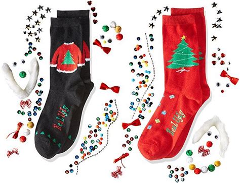Pin On Socks Crazy Novelty Ugly Christmas