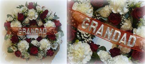 There are 1053 funeral ribbon for sale on etsy, and they cost 24,61 $ on average. Red and white wreath with Grandad ribbon banner by ...
