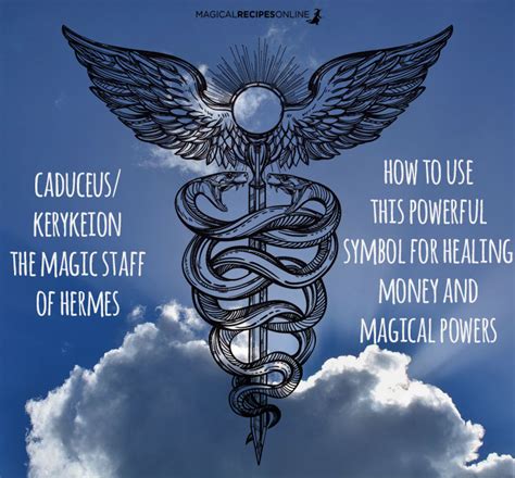 God of shepherds, merchants, land travel, weights and measures, literature, oratory, athletics and thieves, known for his cunning the winged foot can be recognized as one of the famous symbols of hermes. Kerykeion / Caduceus, the magic Staff of Hermes / Mercury - Magical Recipes Online