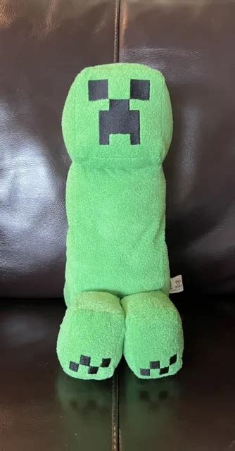 Jinx Minecraft Green Creeper Plush Mojang Stuffed 14” Toy W Sound 8