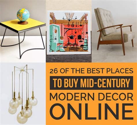 22 Of The Best Places To Buy Mid Century Modern Decor Online Mid