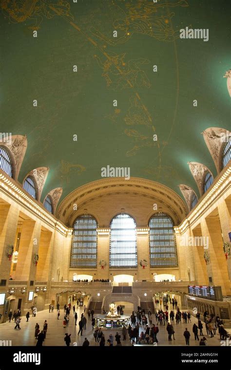 Main Concourse Grand Central Station Located At 42nd Street And Park