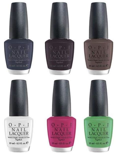 Opi Nail Lacquer New Matte Collection