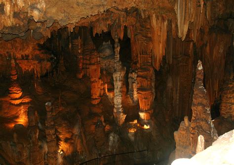 Fond Décran Stalactite La Grotte Speleothem Stalagmite Formation