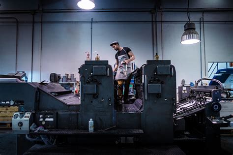 Besides good quality brands, you'll also find plenty of discounts when you shop for offset printer during big sales. Offset Printer Man With 2 Colors Printer Stock Photo ...