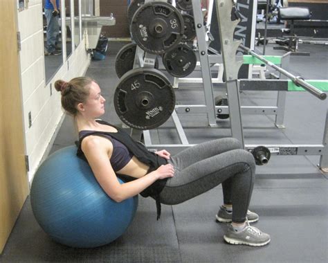 Gym Ball Hip Thrust Exercise Tutorial Direct Physio Advice