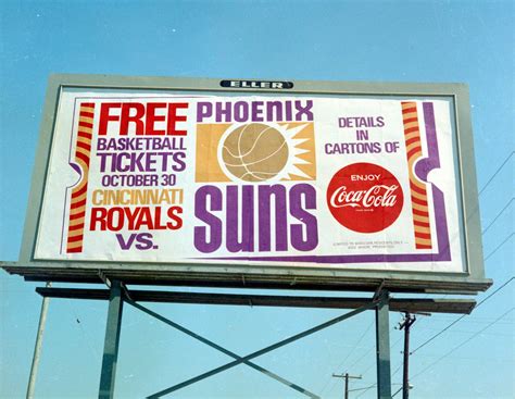 Vintage Phoenix Suns Billboard Ads 1969 70