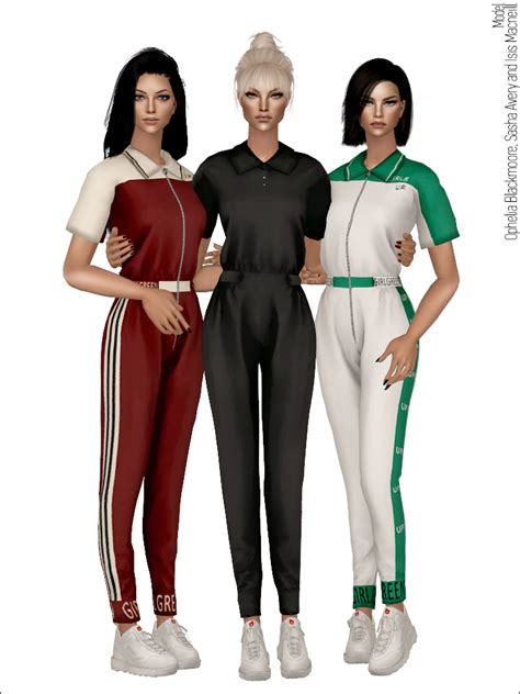 Nika Onishko Jumpsuits To Ts2 Original Meshes And Textures By