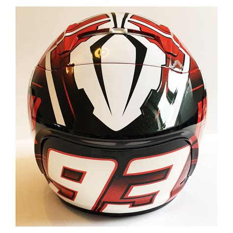 This very beautiful helmet design made by dave designs. Marc Marquez Used & Signed Visor Shoei Helmet - Elite ...