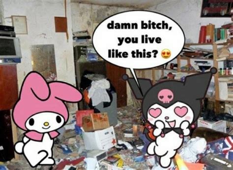 Onegai My Melody Damn Bitch You Live Like This Know Your Meme