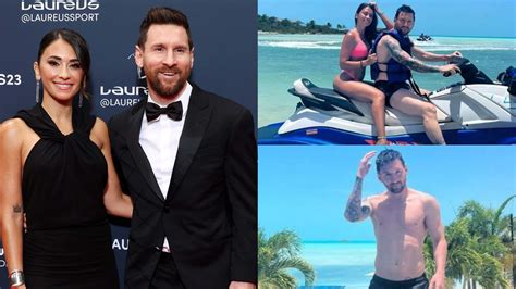 Lionel Messi Relaxes In Tropical Paradise With Wife Antonela Roccuzzo Ahead Of Inter Miami