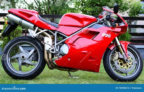 Red Ducati 996s Motorcycle Editorial Photo Image Of Classic 72094616