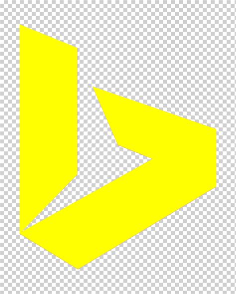 Social Media Logos Symbol Bing Symbol Gelb Pfeil Linie Symbol