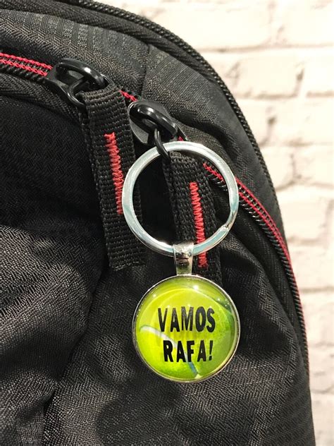 Vamos Rafa Fan Keychain Zipper Bag Charm For Rafa Nadal Fans Etsy