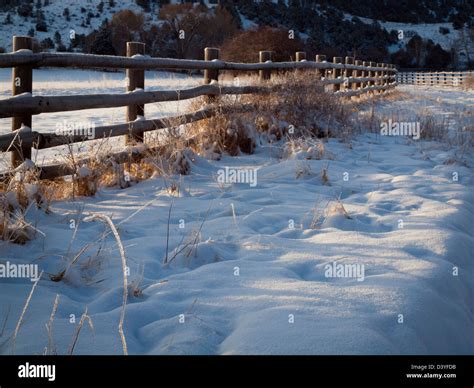 Spectacular Dallas Divide On A Winter Morning Stock Photo Alamy