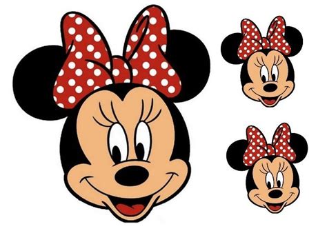 Clipart Pink Printable Minnie Mouse Face Jhayrshow