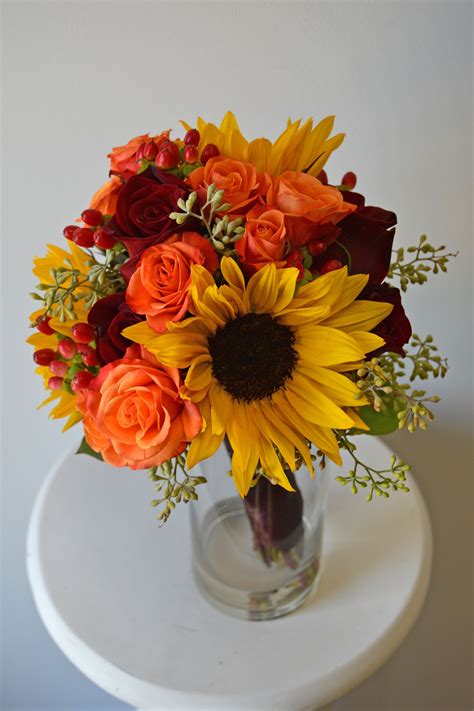 Maybe you would like to learn more about one of these? 25 Amazing Sunflower And Rose Bouquet - weddingtopia ...
