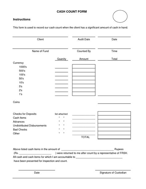 Fill, sign and send anytime, anywhere, from any device with pdffiller. Cash Drawer Count Sheet Template | charlotte clergy coalition