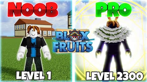 I Went From Noob To Pro In Blox Fruits Roblox Youtube