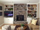 Images of Stone Shelves Fireplace