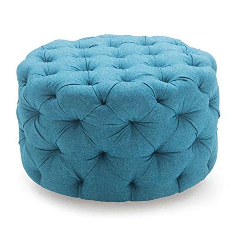 Price Tracking For Round Ottoman Blue This Round Tufted Ottoman